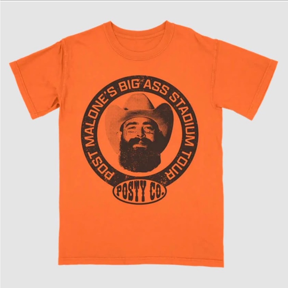 Posty's Big Ass Stadium Tour Orange Graphic Tee